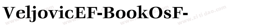 VeljovicEF-BookOsF字体转换