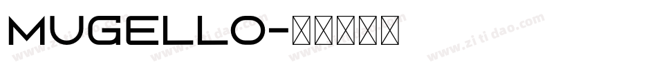 Mugello字体转换