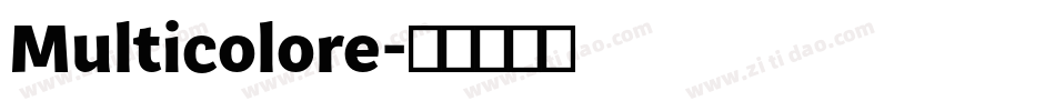 Multicolore字体转换