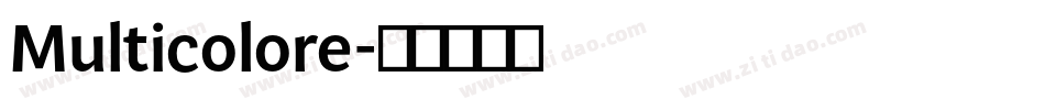 Multicolore字体转换