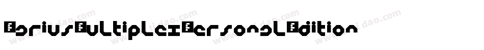 VariusMultiplexPersonalEdition-jaA9字体转换