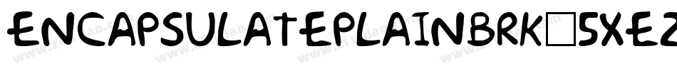 EncapsulatePlainBrk-5xeZ字体转换
