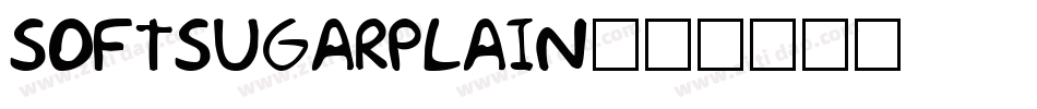 SOFTSUGARPLAIN字体转换