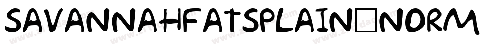 SavannahfatsPlain-Normal字体转换