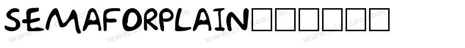 SemaforPlain字体转换
