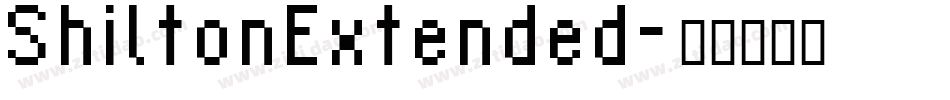 ShiltonExtended字体转换