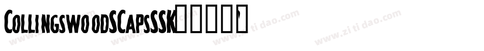 CollingswoodSCapsSSK字体转换
