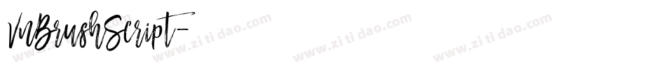 VnBrushScript字体转换
