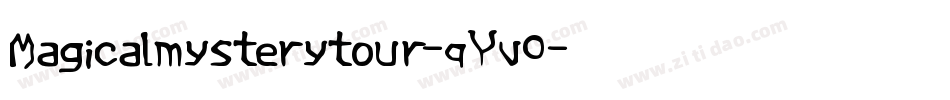 Magicalmysterytour-qYv0字体转换