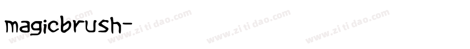 magicbrush字体转换