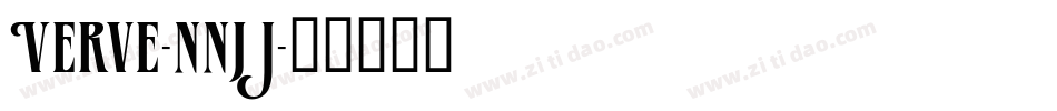 Verve-nnjJ字体转换