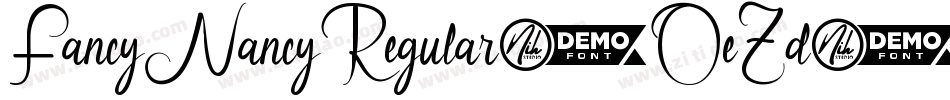 FancyNancyRegular-OeZd字体转换