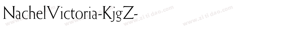 NachelVictoria-KjgZ字体转换