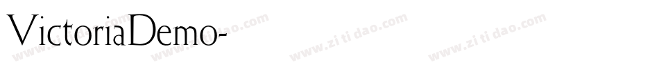 VictoriaDemo字体转换
