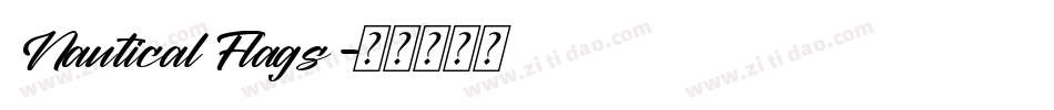 NauticalFlags字体转换