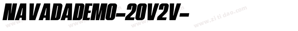 NavadaDemo-2Ov2v字体转换