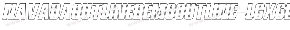 NavadaOutlineDemoOutline-lgx6d字体转换