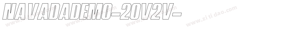 NavadaDemo-2Ov2v字体转换