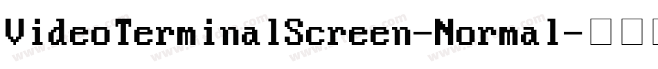 VideoTerminalScreen-Normal字体转换