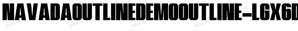 NavadaOutlineDemoOutline-lgx6d字体转换