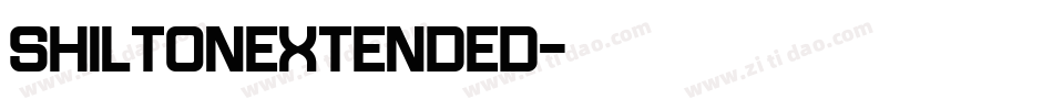 ShiltonExtended字体转换