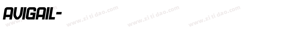 AVIGAIL字体转换