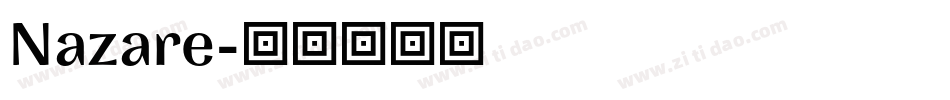Nazare字体转换