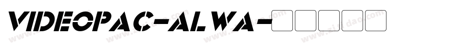 Videopac-AlWA字体转换