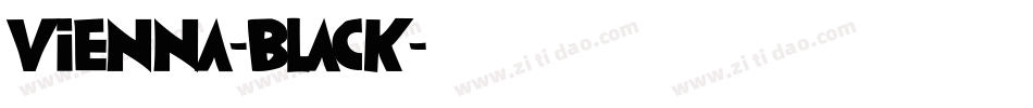 Vienna-Black字体转换