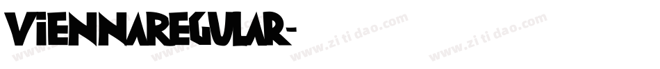 ViennaRegular字体转换
