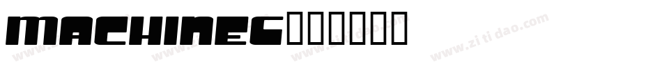 MachineC字体转换