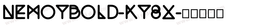 NemoyBold-KY8X字体转换
