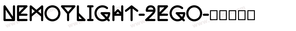 NemoyLight-2eGo字体转换