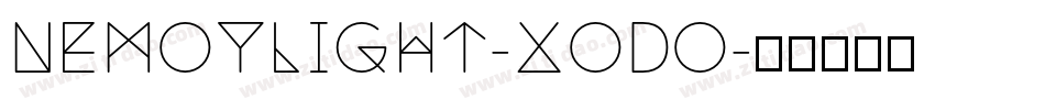 NemoyLight-xOdO字体转换