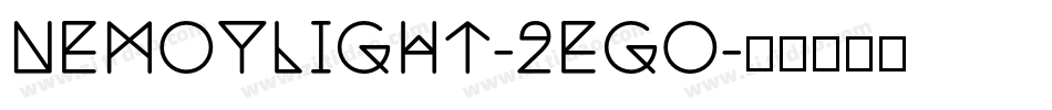 NemoyLight-2eGo字体转换