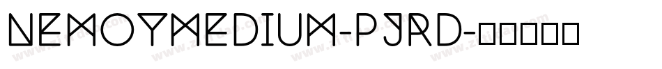 NemoyMedium-pjrD字体转换