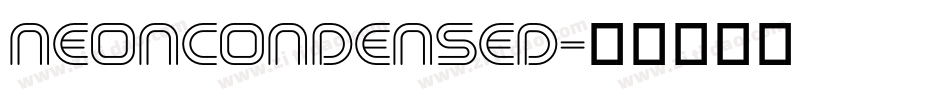 NeonCondensed字体转换