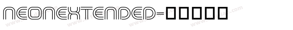 NeonExtended字体转换