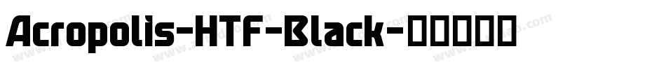 Acropolis-HTF-Black字体转换