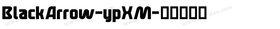 BlackArrow-ypXM字体转换 BlackArrow-ypXM字体转换