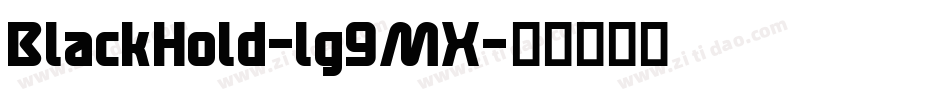BlackHold-lg9MX字体转换 BlackHold-lg9MX字体转换