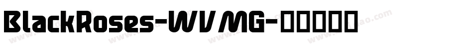 BlackRoses-WVMG字体转换