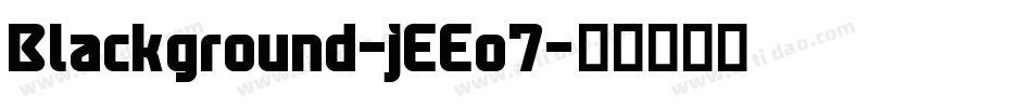 Blackground-jEEo7字体转换