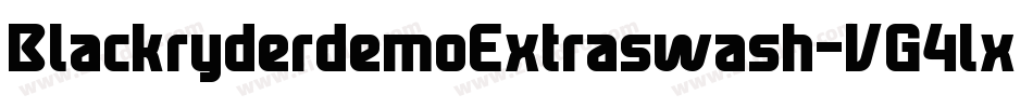 BlackryderdemoExtraswash-VG4lx字体转换