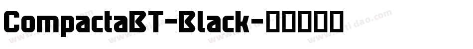 CompactaBT-Black字体转换