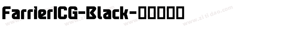 FarrierICG-Black字体转换