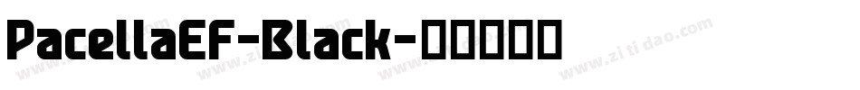 PacellaEF-Black字体转换 PacellaEF-Black字体转换