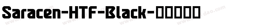 Saracen-HTF-Black字体转换