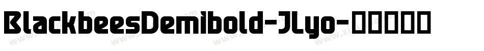 BlackbeesDemibold-JLyo字体转换
