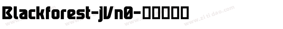 Blackforest-jVn0字体转换